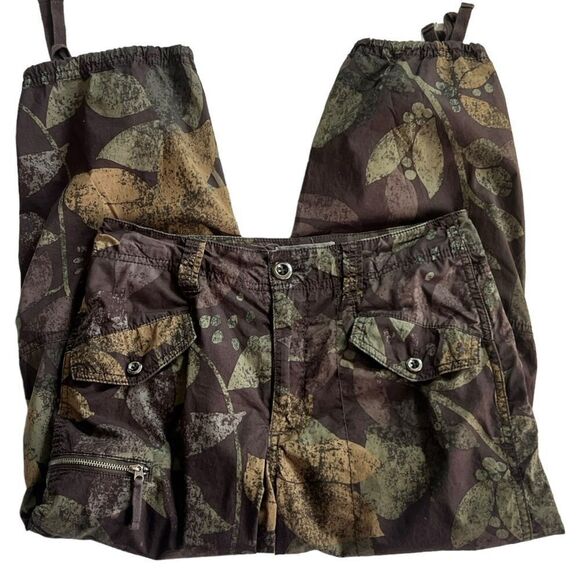 Anthropologie Women's RIPLEY Moss Utility Camouflaged Brown Green Pants sz 25P - Picture 3 of 14